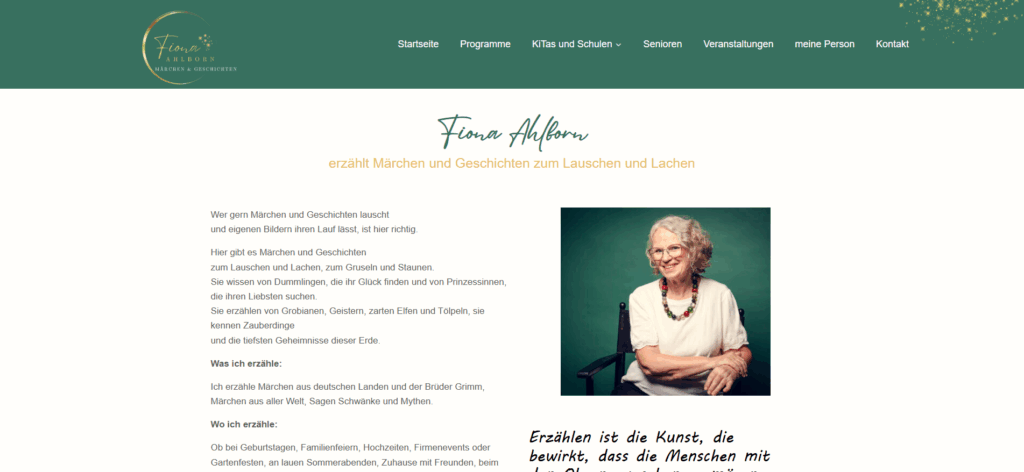 Ahlborn Geschichten- und Märchenerzählerin